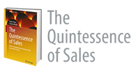 Business book The Quintessence of Sales - with extra title | mobile version