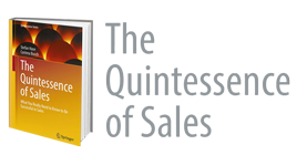 Business book The Quintessence of Sales - with extra title